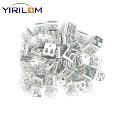 Bon prix Couchette à ressort en zinc à 4 trous en plastique recouvert pour les tapisseries en ligne