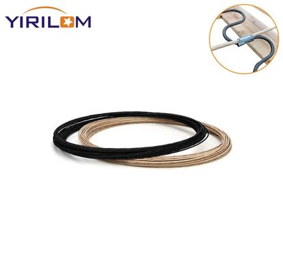 1.6 mm 2 mm Fil recouvert de plastique et de papier pour le canapé