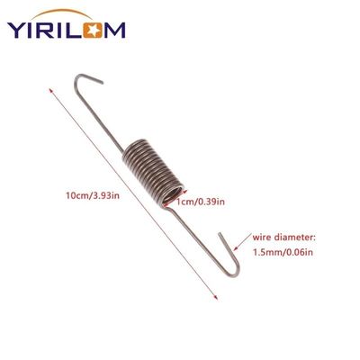 Crochet d'équilibrage en fil d'acier et pinceau de fixation à ressort de 1,5 mm de diamètre et 97 mm de longueur pour accessoires de meubles