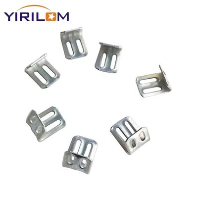 Clips à ressort zingués personnalisés en gros à 4 ou 5 trous pour accessoires de quincaillerie de meubles