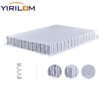 Unité de ressort de poche de matelas en acier à haute teneur en carbone avec zones personnalisables et tissu non tissé plus épais