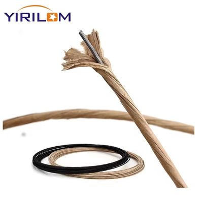 Fil de fixation recouvert de papier pour fil de maintien de canapé avec un diamètre d'acier de 1,6-2,0 mm, connexion silencieuse et longueur de rouleau de 500 m