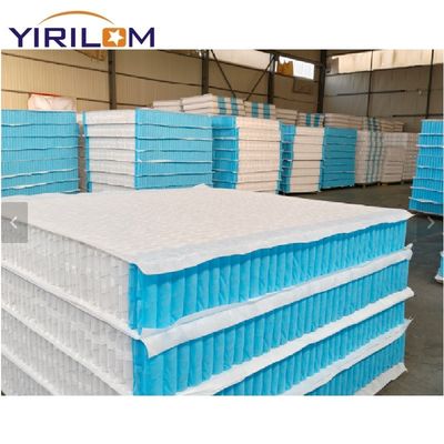 Zone personnalisation du matelas à ressort de poche avec fil d'acier à haute teneur en carbone et nombre de bobines personnalisées