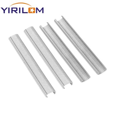 Clip d'agrafe en zinc galvanisé antichoc pour matelas, anneau en C, avec couronne de 17/18/19/22 mm