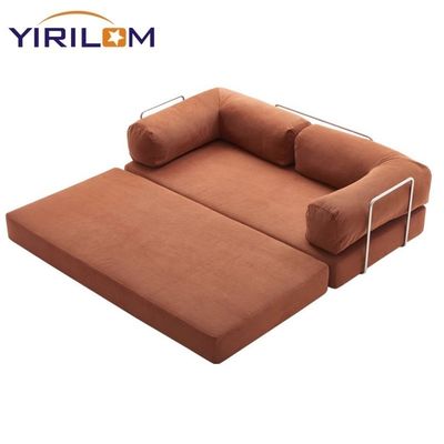 Bon prix Canapé-lit modulaire multifonctionnel avec compression en teck et éponge pour mobilier de salon en ligne