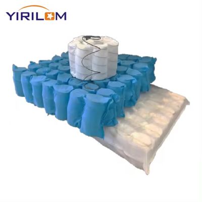 Unité de ressorts ensachés pour canapé en acier à haute teneur en carbone avec taille personnalisable et support silencieux
