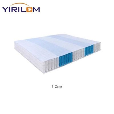 Unité de ressorts ensachés King Size avec fil d'acier à haute teneur en carbone de 1,8 mm et 5,5 tours pour le soutien du matelas