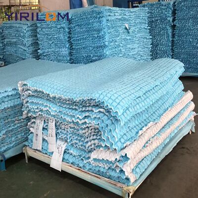 Unité de ressort micro-poche en acier à haute teneur en carbone avec diamètre en acier de 1,6 mm à 2,3 mm et couverture en tissu non tissé pour le support du matelas