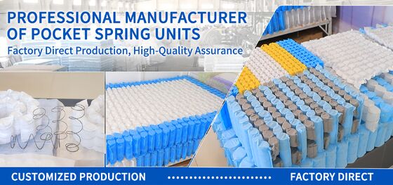 Bon prix Matraque à ressorts indépendants à ressort de poche avec fil d'acier à haute teneur en carbone et couverture en tissu non tissé en ligne