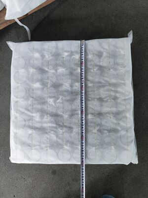 Ressort ensaché pour canapé de 10 cm de hauteur avec fil d'acier à haute teneur en carbone de 1,8 mm et ressorts ensachés individuels