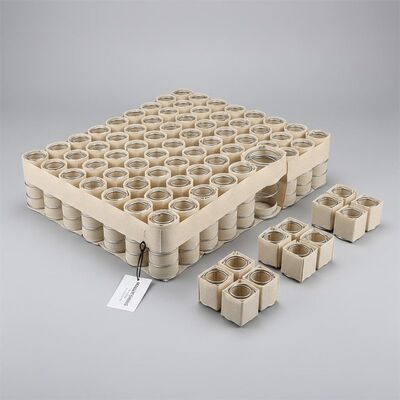 Unité de ressorts ensachés pour canapé en acier à haute teneur en carbone de 4 pouces de hauteur, conception personnalisable, pour le soutien des coussins