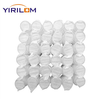 Taille personnalisable canapé ressort de poche avec 70# fil d'acier à haute teneur en carbone dans l'emballage laminé sous vide comprimé