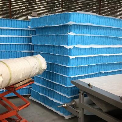 Système de ressort de poche de matelas durable doté de ressorts imbriqués indépendants conçus pour améliorer le support et le confort du matelas pour une longue durée