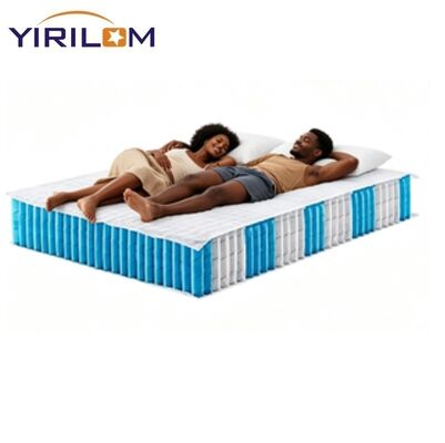 Bon prix Unité de ressorts ensachés 5 zones en gros avec fil d'acier à haute teneur en carbone et hauteur personnalisable pour matelas de luxe en ligne
