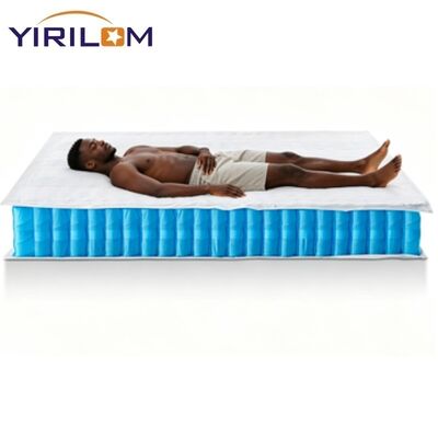 Ressort ensaché haute performance à 7 zones pour matelas avec fil d'acier à haute teneur en carbone et isolation des mouvements
