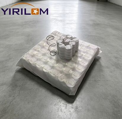 Sofa indépendant en tissu non tissé blanc Unité à ressort de poche pour canapé de haute qualité