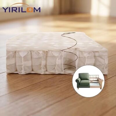 Unité de ressort de poche indépendante de canapé personnalisée avec fil d'acier à haute teneur en carbone et capacité de charge de 40 lb pour coussin de siège