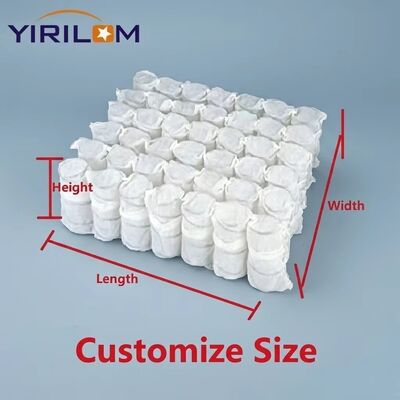2.0mm Fil d'acier à haute teneur en carbone comprimé en rouleaux de l'emballage du canapé de poche Unité de ressort pour les fabricants de sièges