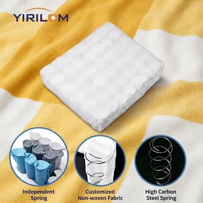 Fil d'acier à haute teneur en carbone Printemps de poche indépendant pour coussin de canapé de 8 cm à 10 cm de hauteur et couverture en tissu non tissé