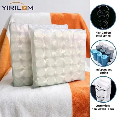 Dimensions personnalisées canapé à ressort de poche avec fil d'acier à haute teneur en carbone et design silencieux pour un confort ultime