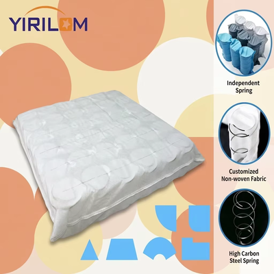 Taille personnalisée du canapé à ressort de poche avec fil d'acier de 1,0 mm à 2,3 mm pour un support durable et élastique