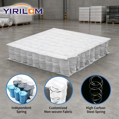 Unité de ressorts ensachés en gros pour coussin de canapé et de matelas avec fil de 1,8 mm et tissu non tissé
