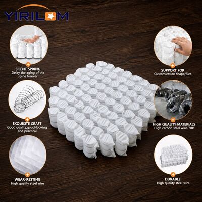8cm Height Sofa Pocket Spring with Non Woven Fabric Cover and High Carbon Steel Wire for Modular Furniture
