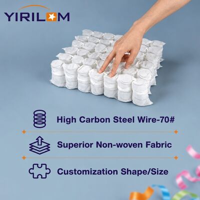 Gros de taille personnalisée 1,8 mm canapé en fil d'acier unité à ressort de poche de 6 à 12 cm de hauteur