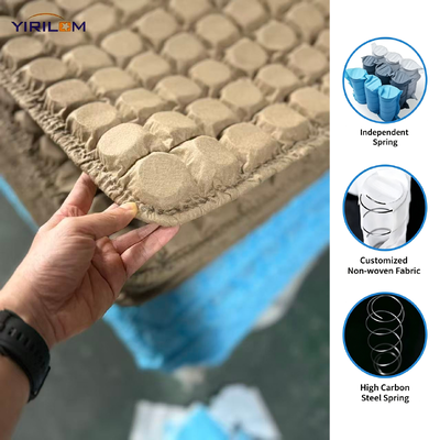 Taille personnalisée Mini ressorts ensachés Couche Bordure en fil d'acier renforcé Cadre pour insert de coussin de canapé Matelas Confort OEM