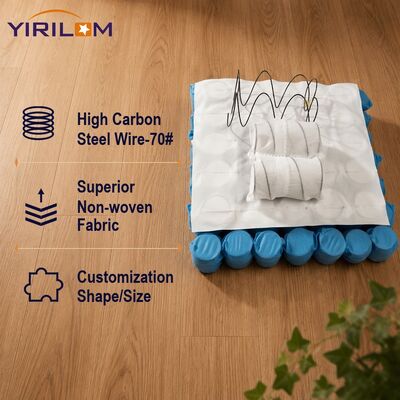 10cm Height High Carbon Steel Customized Size Sofa Pocket Spring Unit for Upholstery Furniture