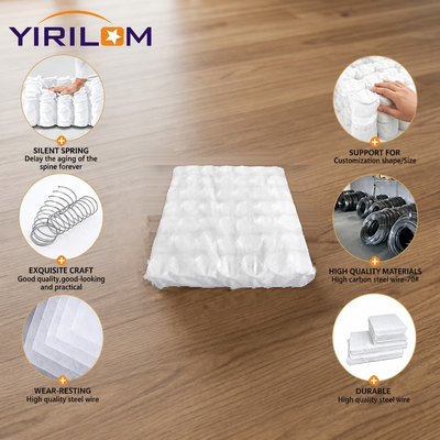 Résistance élevée 1.8mm fil d'acier de poche printemps pour le coussin de canapé avec taille personnalisée
