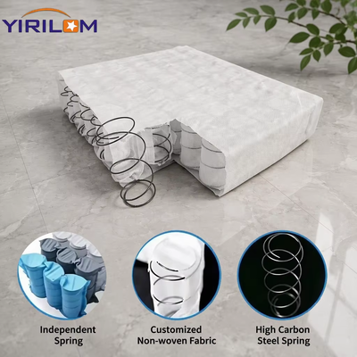 Couchette silencieuse en acier au carbone à ressort de poche avec taille personnalisable pour les meubles rembourrés silencieux