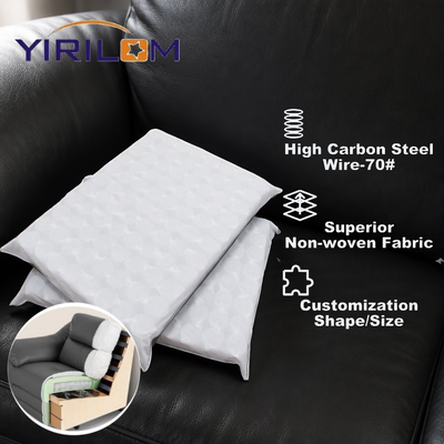 Bon prix Unité de ressort ensaché pour canapé comprimé sous vide avec taille personnalisée et fil d'acier pour coussin de siège en ligne
