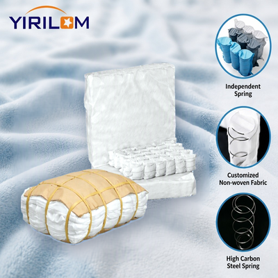 Bon prix Unité de ressorts ensachés pour canapé en fil d'acier à haute teneur en carbone, taille personnalisée et tissu non-tissé 80 g/m² en ligne
