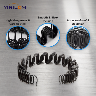 3.8mm Flat Zigzag Spring Carbon Steel Wire Sofa Seat Support Upholstery Spring Fabric Couch Wholesale Supplier