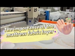 Polyester 30D à haute densité 3 cm d'épaisseur Tissu tricoté pour couvertures de matelas