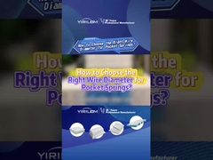 Comment choisir le diamètre du fil d'acier de votre unité de ressort de poche?