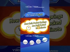 En gros, ressorts à bobine de poche sur mesure avec tissus non tissés pour canapé