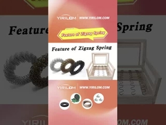 Taille personnalisée Peinture noire 3.6mm Tapisseries en acier Sofa rond Zigzag Printemps