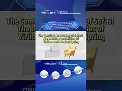 Vente à chaud Oem Sofa Intérieur Printemps Unité de poche Poche Printemps pour le coussin de canapé