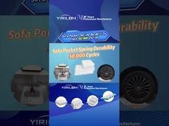 Comprimé individuellement enveloppé canapé ressorts bobines de poche printemps pour le coussin de canapé