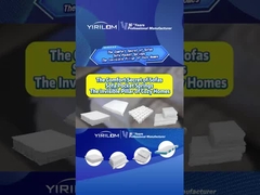 Ressort ensaché pour canapé compressé 45*45*10cm, coussin de canapé à ressorts ensachés