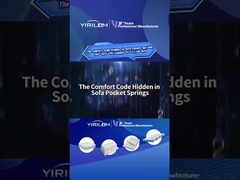 Prix bon marché 20*20*4 pouces Coussin de canapé Ressort ensaché utilisé pour la fabrication de canapés