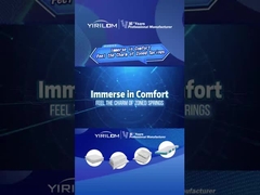 Unité de ressort de poche en métal de taille reine