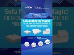 Ressorts ensachés pour canapé personnalisés, fil d'acier haute résistance de 1,8 mm avec ressorts de canapé en tissu