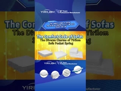 Fabricant de chaise à ressort de poche en gros 4 pouces hauteur bobine à ressort de poche utilisée pour le canapé