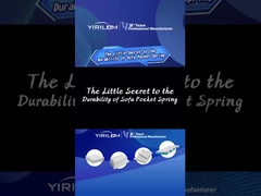 Unités de ressorts ensachés personnalisées Canapé personnalisé Ressort ensaché intérieur