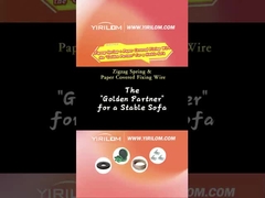 Ressorts Zigzag pour Canapé-lit Roulant 3,8 mm, Fil d'Acier pour Meubles de Fabrication