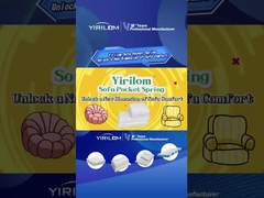 Ressort ensaché de 1,8 mm et 2,0 mm de diamètre pour coussin de canapé