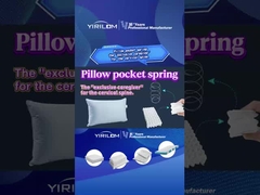 Fourniture 1.0mm acier galvanisé hauteur 3 pouces unité de ressort de poche ressort de poche pour oreiller